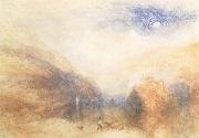 J.M.W. Turner The Lauerzersee with on Mythens oil